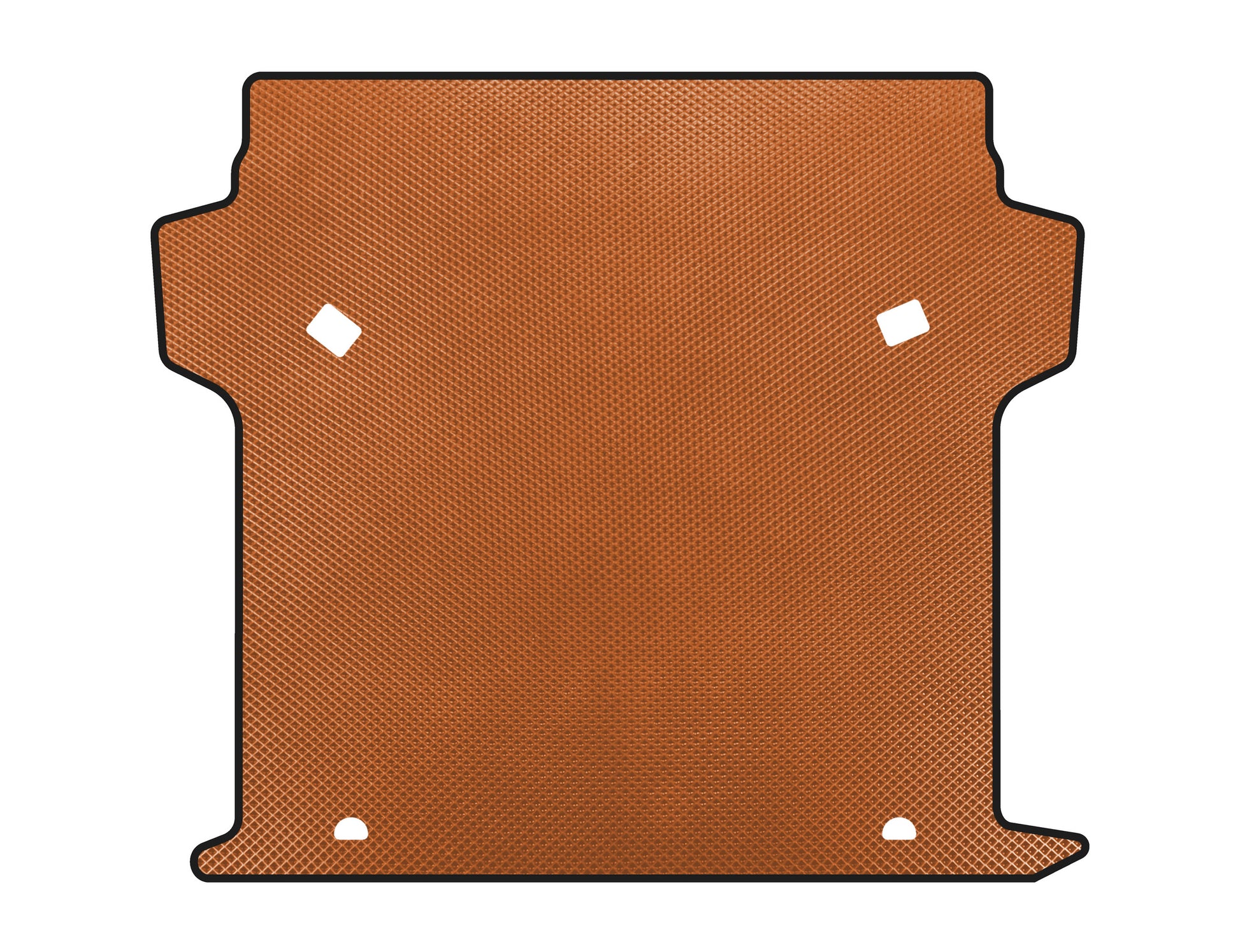 Trunk mat (Orange) for Fiat Doblo II 2010-2022 - image 1