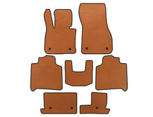 EVA floor mats (For F46, 3 rows, Orange) for BMW 2 series Active Tourer F45/46 2014-2021 - image 1