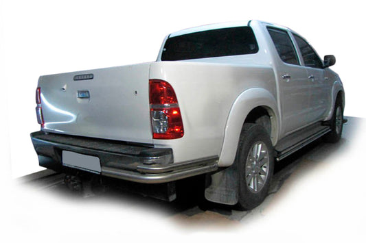 Rear Corner Bars AK003-Double (Stainless Steel) for Toyota Hilux 2006-2015 - image 2