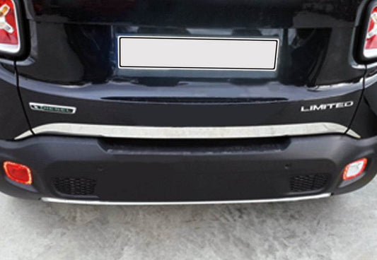 Trunk edge 2014-2018 (3 pcs, stainless steel) for Jeep Renegade - Reelken Auto