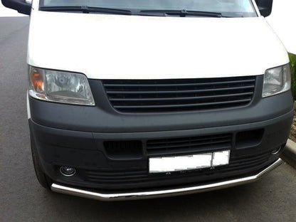 Lower Single Front Lip (Stainless Steel) for Volkswagen T5 Transporter 2003-2010 - image 2