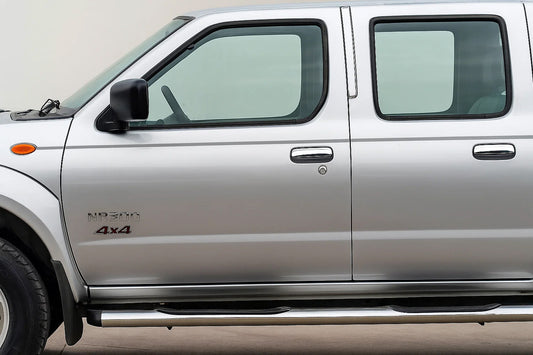 Chrome Door Handle Covers (2 pcs, Stainless Steel) for Nissan NP300 1999-2015 - image 2