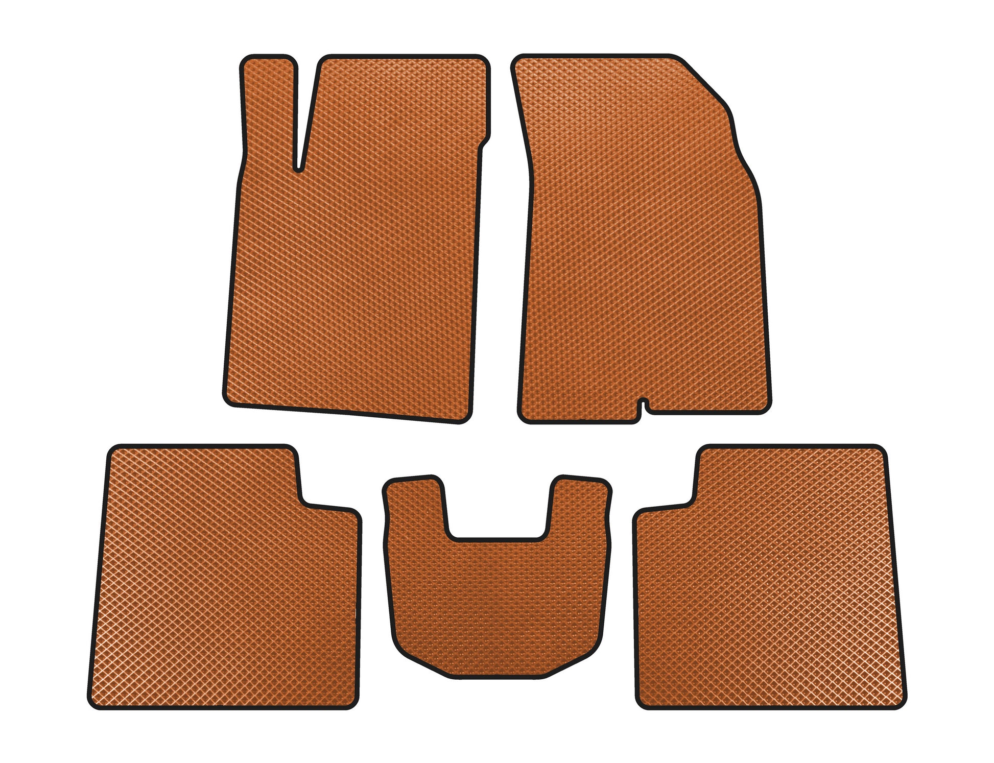 EVA Floor Mats (Orange) for Kia Opirus 2003-2010 - image 1