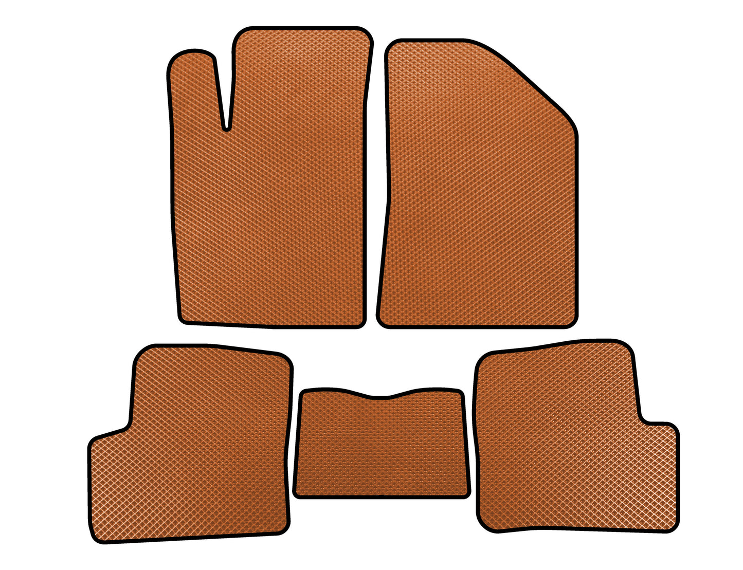 EVA Floor Mats (Orange) for Geely FC 2006-2011 - image 1