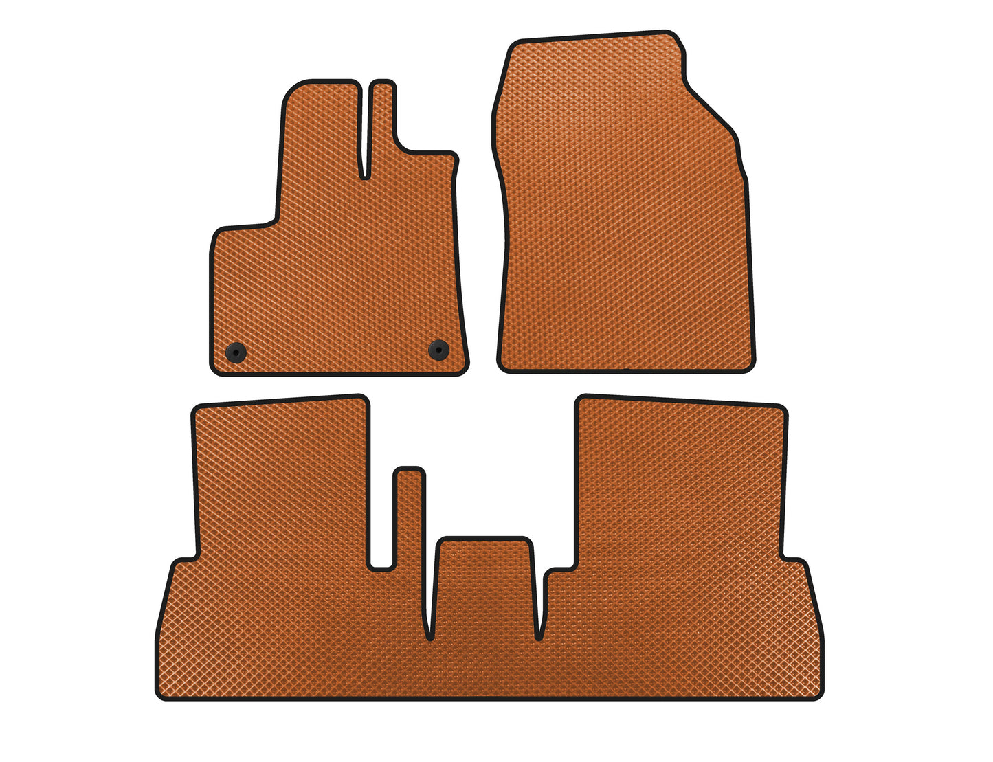 EVA Floor Mats (Manual Transmission, Orange) for Citroen Berlingo/Multispace 2018- - image 1