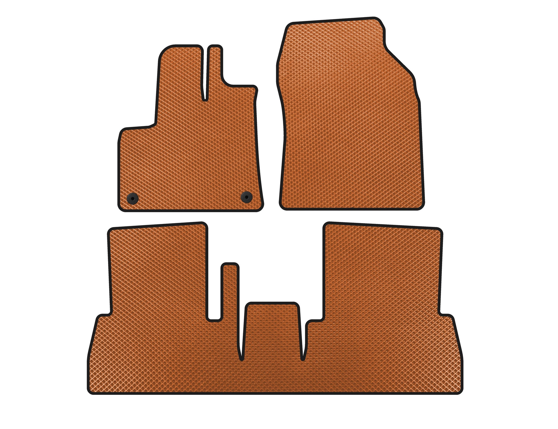 EVA Floor Mats (Manual Transmission, Orange) for Citroen Berlingo/Multispace 2018- - image 1