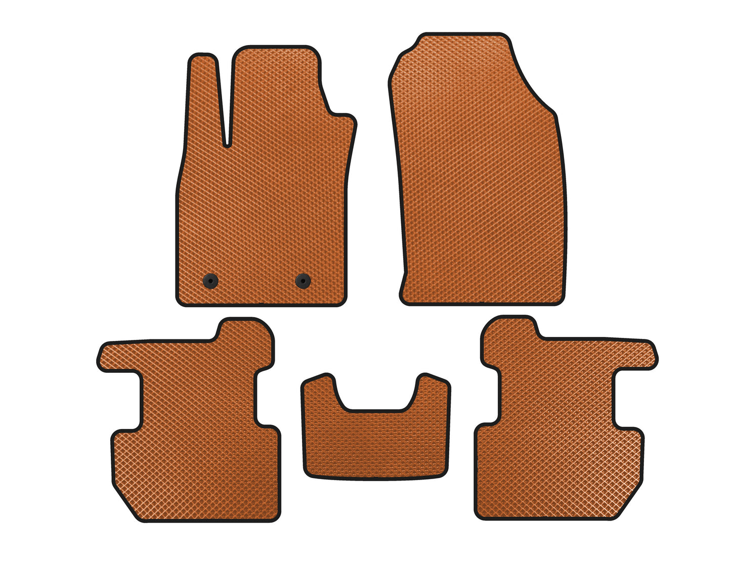 EVA Floor Mats (2018-2022, Orange) for Ford Ecosport 2013-2022 - image 1