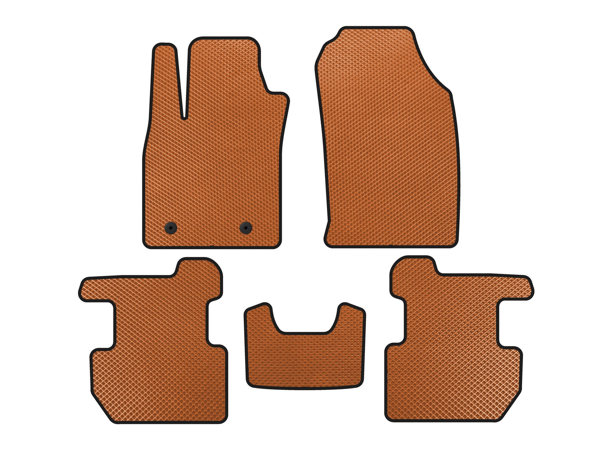 EVA Floor Mats (2018-2022, Orange) for Ford Ecosport 2013-2022 - image 1