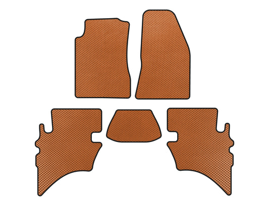 EVA Floor Mats (Orange) for Ford Ranger 2002-2006 - image 1
