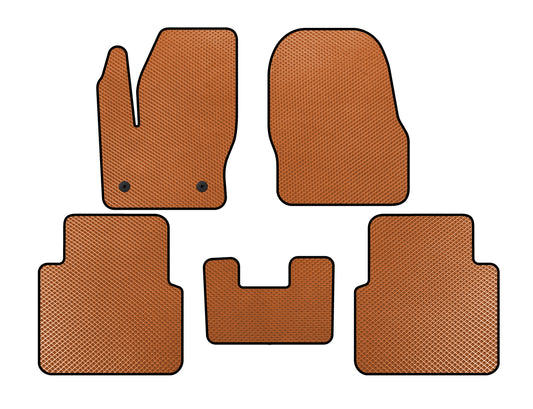 EVA Floor Mats (Orange) for Ford Connect 2014-2021 - image 1