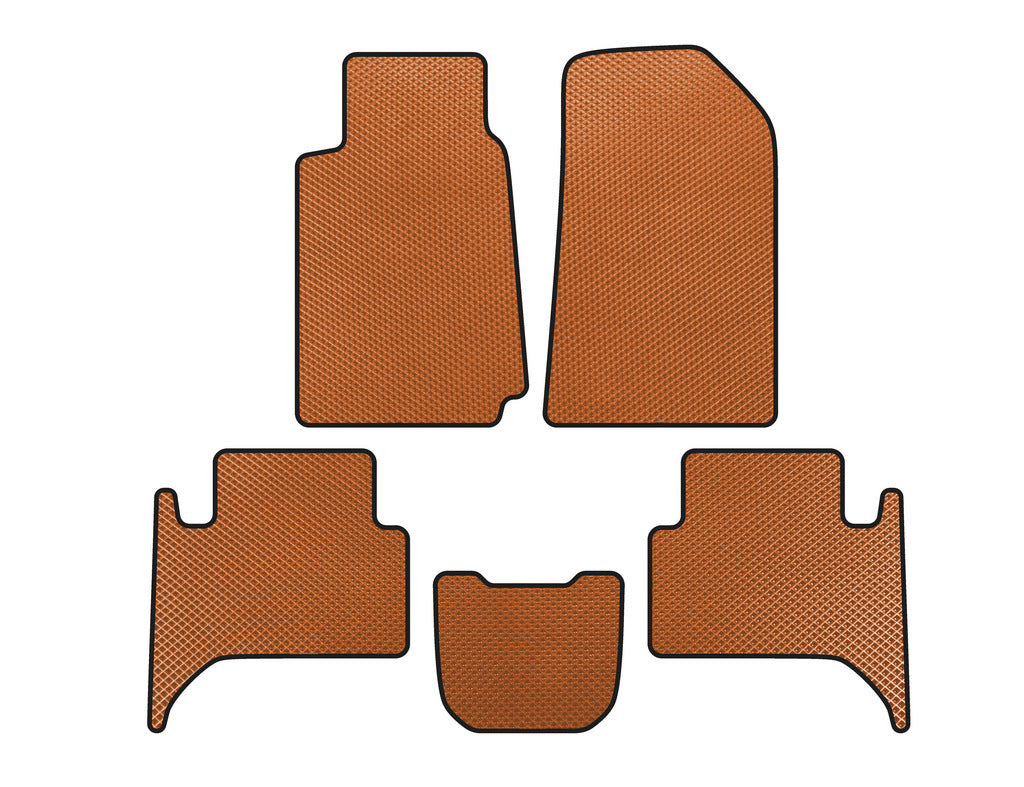 EVA Floor Mats (2 Rows, Orange) for Chevrolet Trailblazer 2012-2019 - image 1