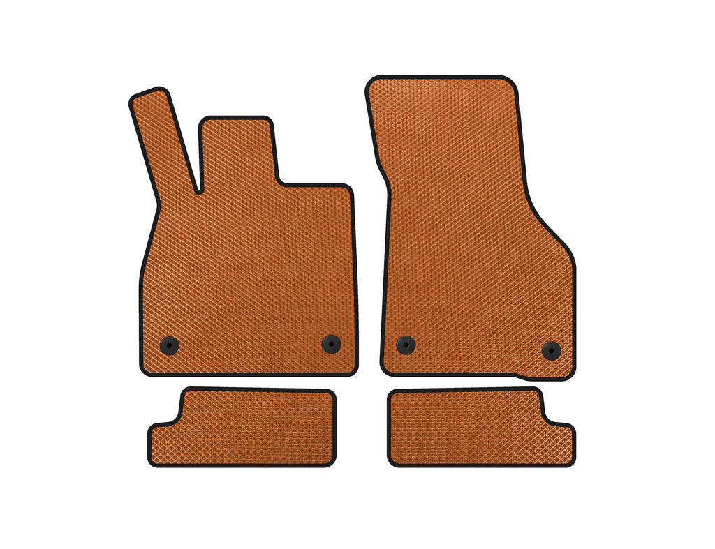 EVA Floor Mats (Coupe, Orange) for Audi ТТ 2014-2023 - image 1
