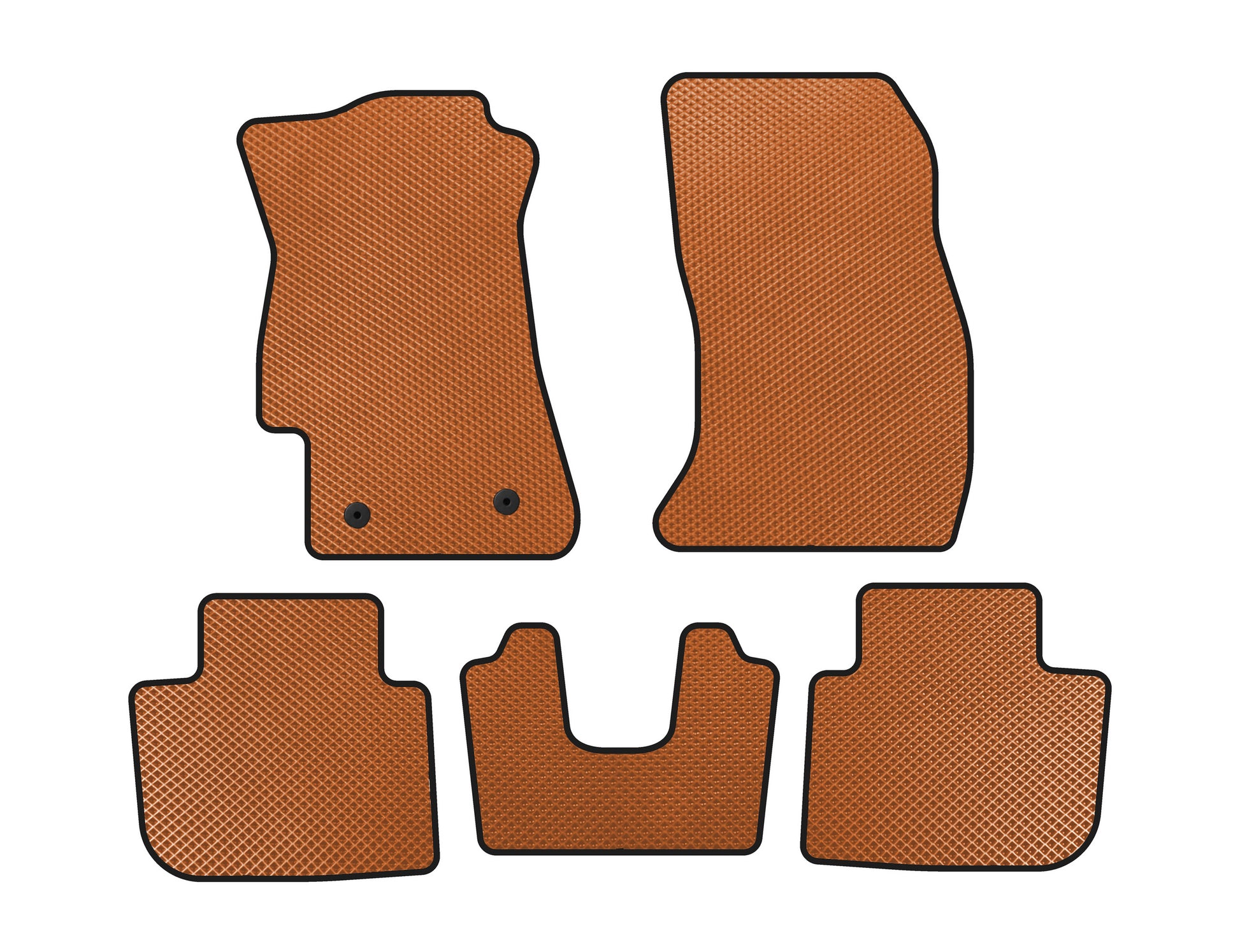 EVA Floor Mats (2011-2016, Orange) for Subaru XV 2011-2017 - image 1