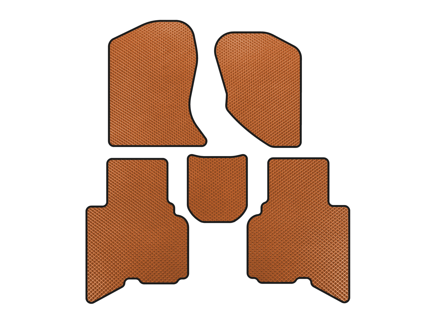 EVA Floor Mats (2010-2014, Orange) for GreatWall Haval/Hover H3 2005-2013 - image 1