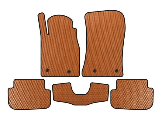 EVA Floor Mats (Orange) for Chevrolet Camaro 2009-2015 - image 1