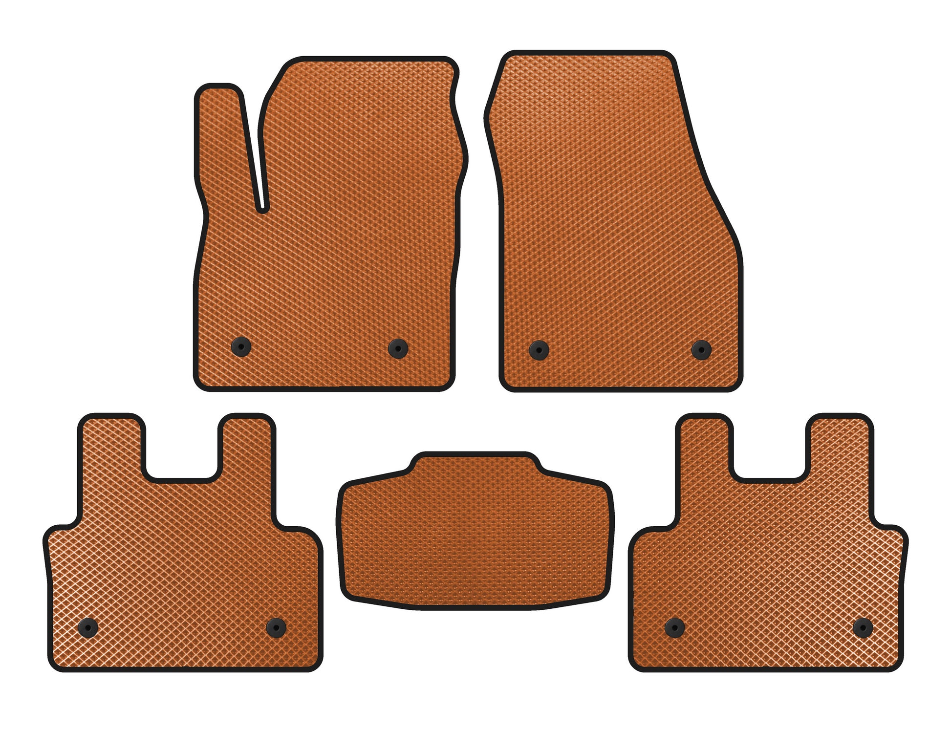 EVA Floor Mats (Orange) for Jaguar E-Pace 2017-2024 - image 1