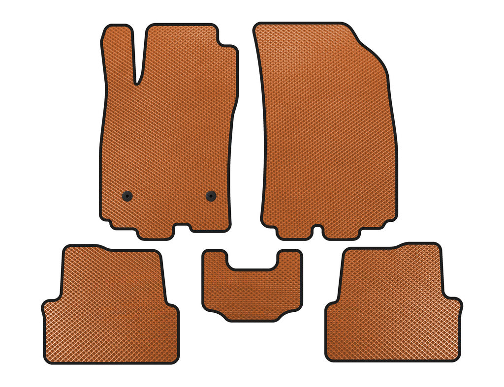 EVA Floor Mats (HB, Orange) for Chevrolet Sonic 2011-2022 - image 1