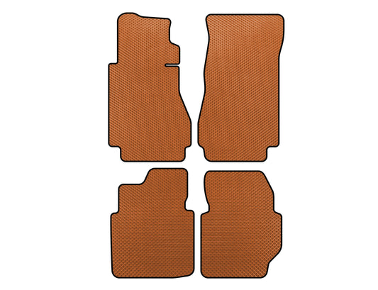 EVA Floor Mats (Orange) for Mercedes W123 1975-1986 - image 1