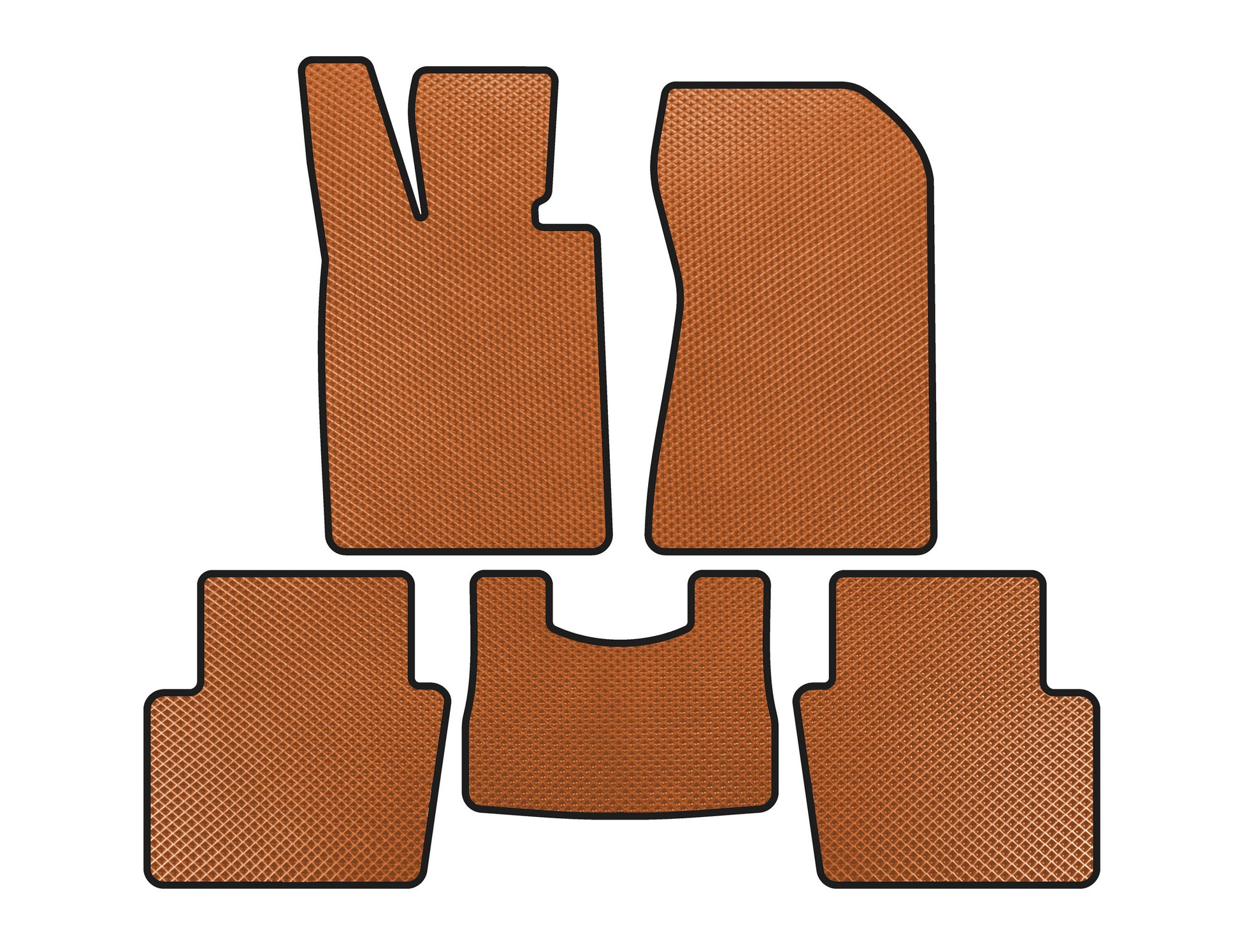 EVA Floor Mats (Orange) for Honda Legend 2004-2012 - image 1