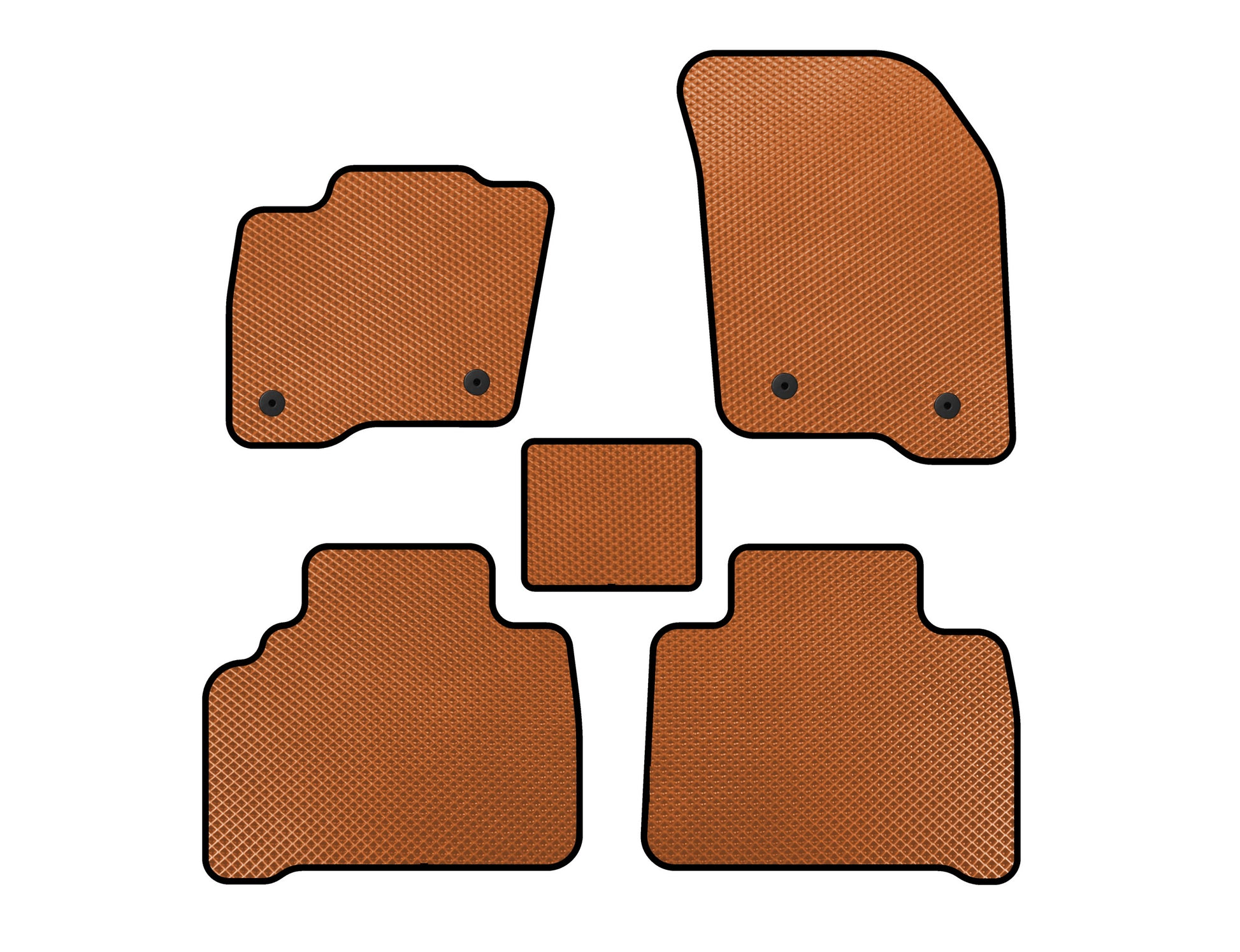 EVA Floor Mats (Orange) for Ford S-Max 2015- - image 1