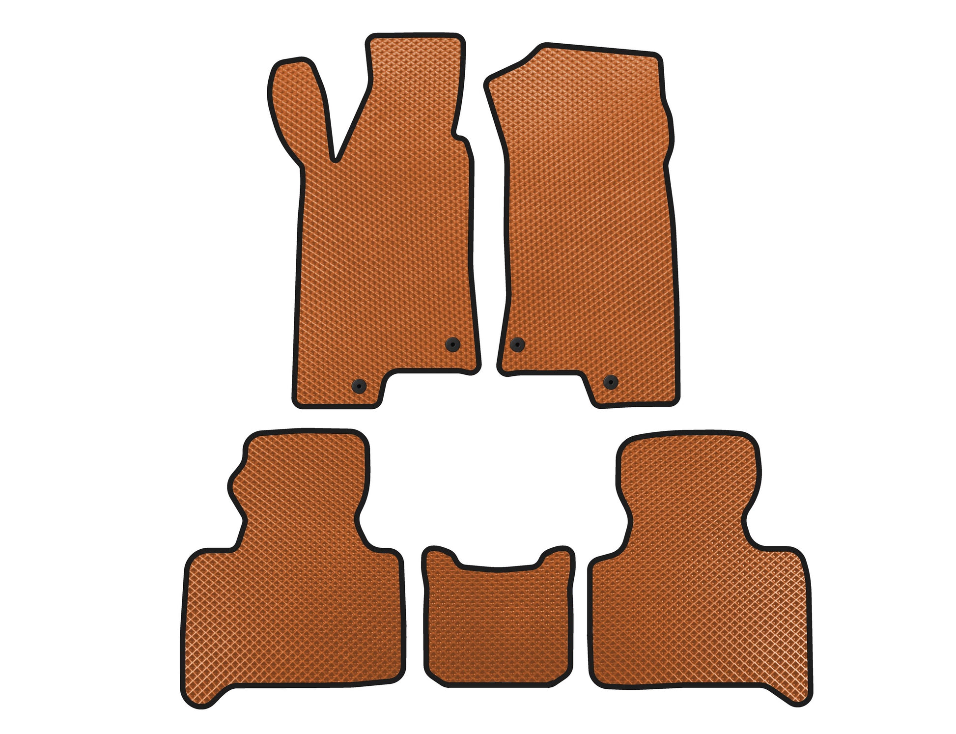 EVA Floor Mats (Orange) for Hummer H3 2005-2010 - image 1