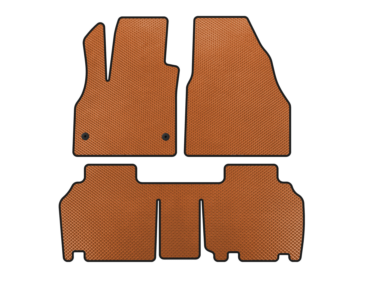 EVA Floor Mats (2 Rows, 5-Door/7-Seater, Orange) for Renault Kangoo 2008-2020 - image 1