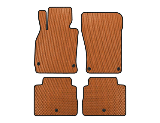 EVA Floor Mats (Orange) for Infinity Q70/M-series 2010-2019 - image 1