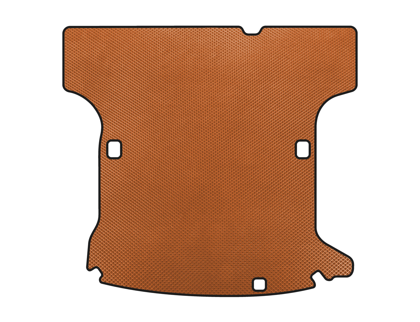 EVA Trunk Mat (SW, 5-seater/Manual, Pre-facelift, Orange) for Dacia Logan I 2005-2008 - image 1