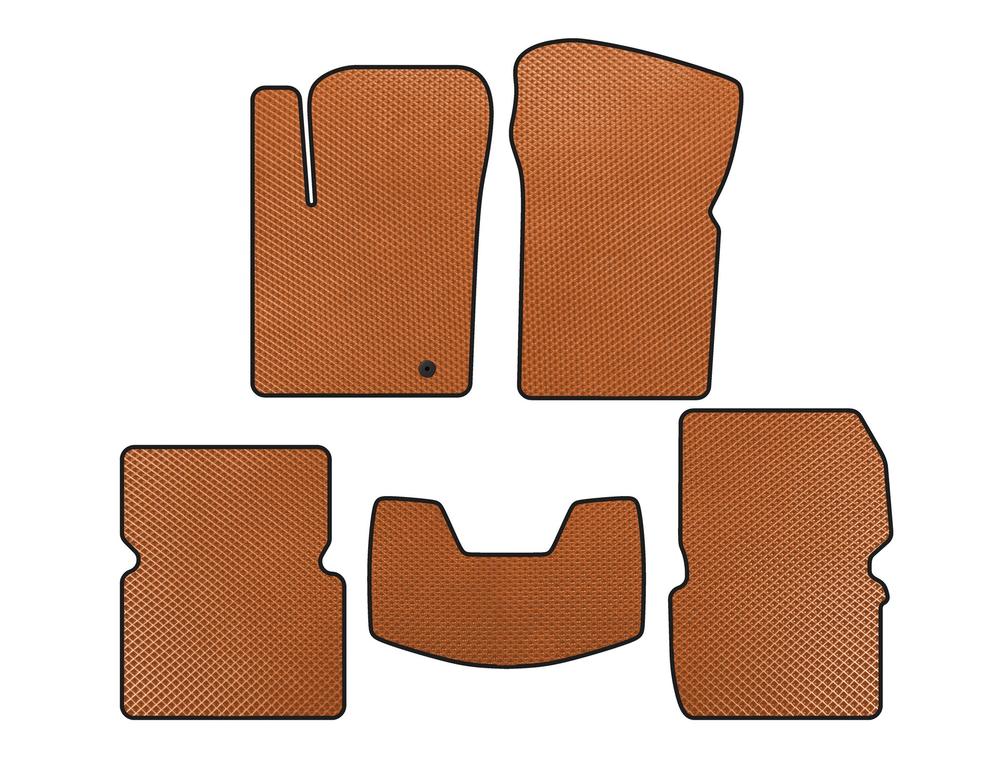 EVA Floor Mats (Orange) for Dodge Avenger 2007-2014 - image 1