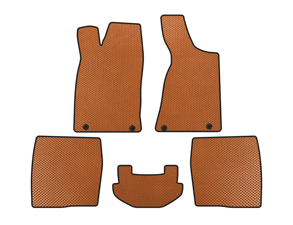 EVA Floor Mats (1987-1991, SD, Orange) for Audi 80/90 1987-1996 - image 1
