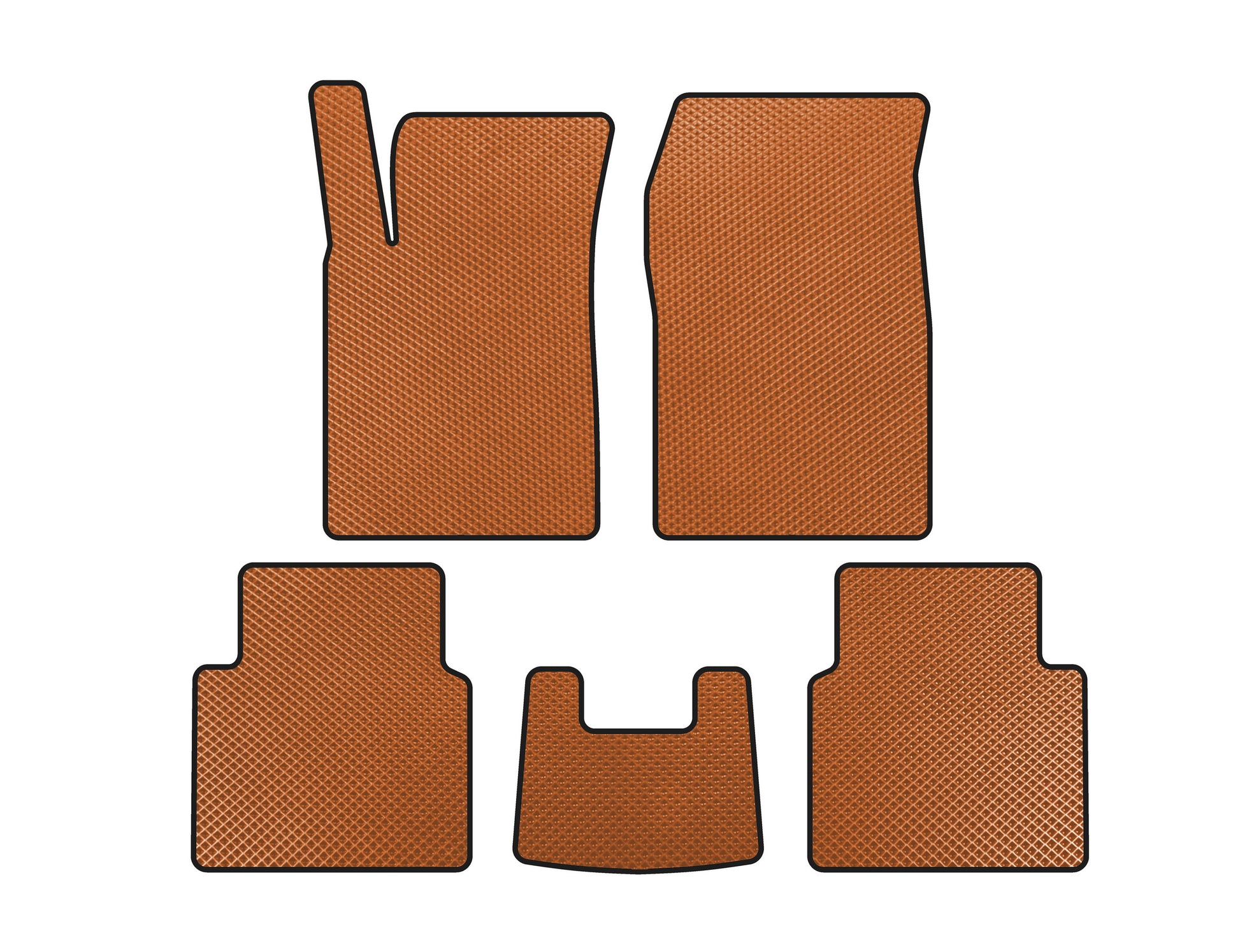 EVA Floor Mats (HB, Orange) for Opel Signum 2003-2008 - image 1