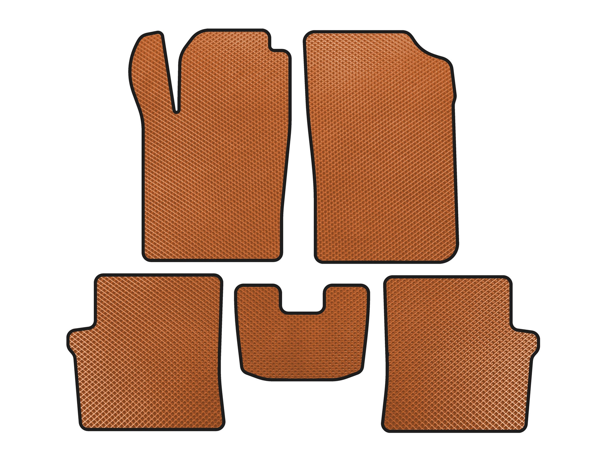 EVA Floor Mats (Hatchback, 5-Door, Orange) for Citroen Xsara II 2000-2006 - image 1