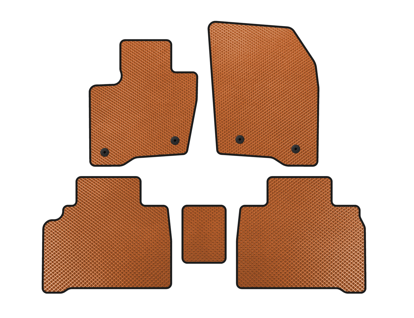 EVA Floor Mats (HB, Orange) for Ford Galaxy 2015- - image 1