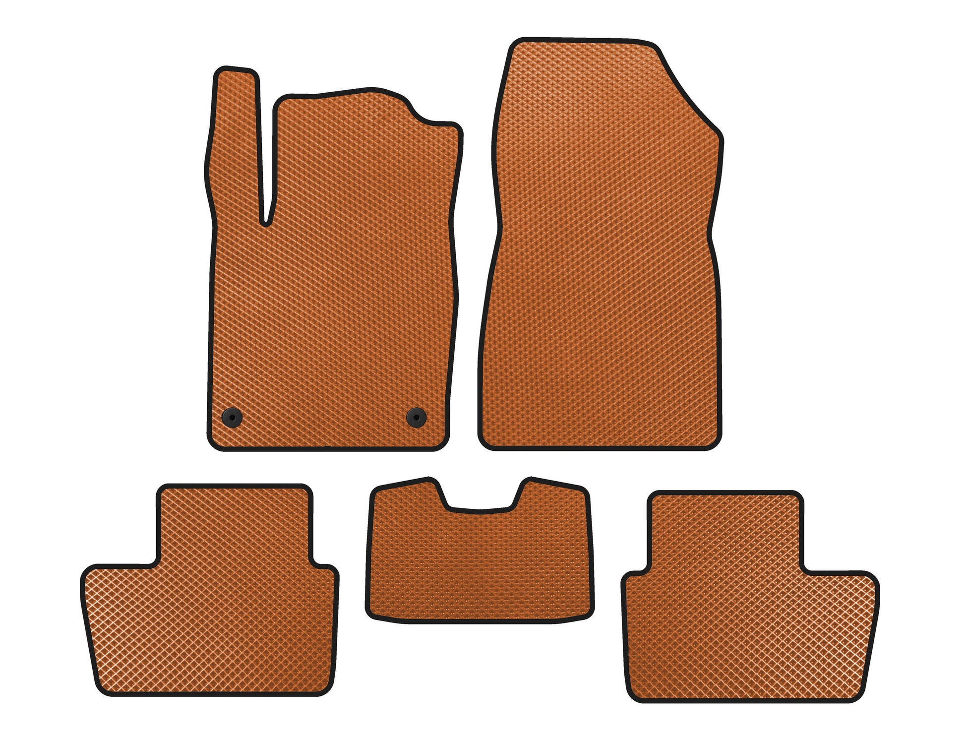 EVA Floor Mats (Orange) for Nissan Juke 2020- - image 1