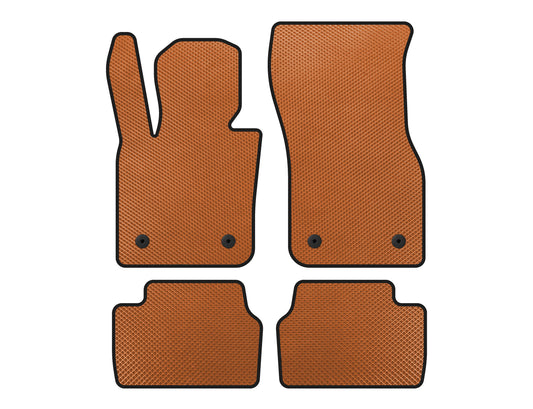 EVA Floor Mats (for F55, 5-Door, Orange) for Mini Cooper F55/56/57 2014-2023 - image 1