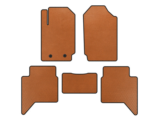 EVA Floor Mats (Orange) for Ford Ranger 2011-2022 - image 1
