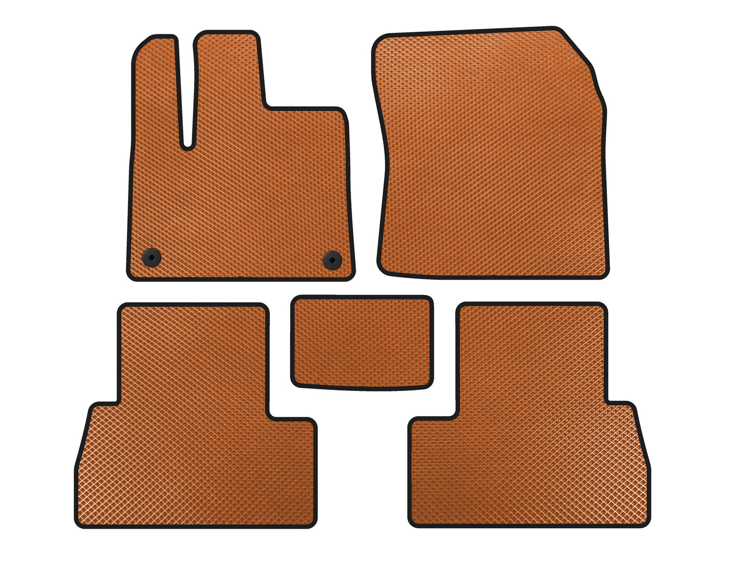 EVA Floor Mats (Long Wheelbase, Orange) for Peugeot Partner/Rifter 2019- - image 1