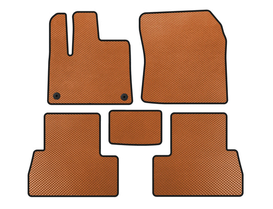 EVA Floor Mats (Long Wheelbase, Orange) for Peugeot Partner/Rifter 2019- - image 1