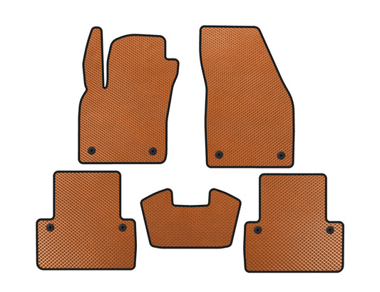 EVA Floor Mats (2007-2012, SW, Orange) for Volvo V50 2004-2012 - image 1