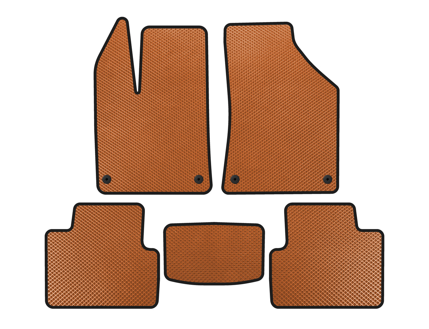 EVA Floor Mats (Orange) for Chrysler 200 I 2010-2014 - image 1