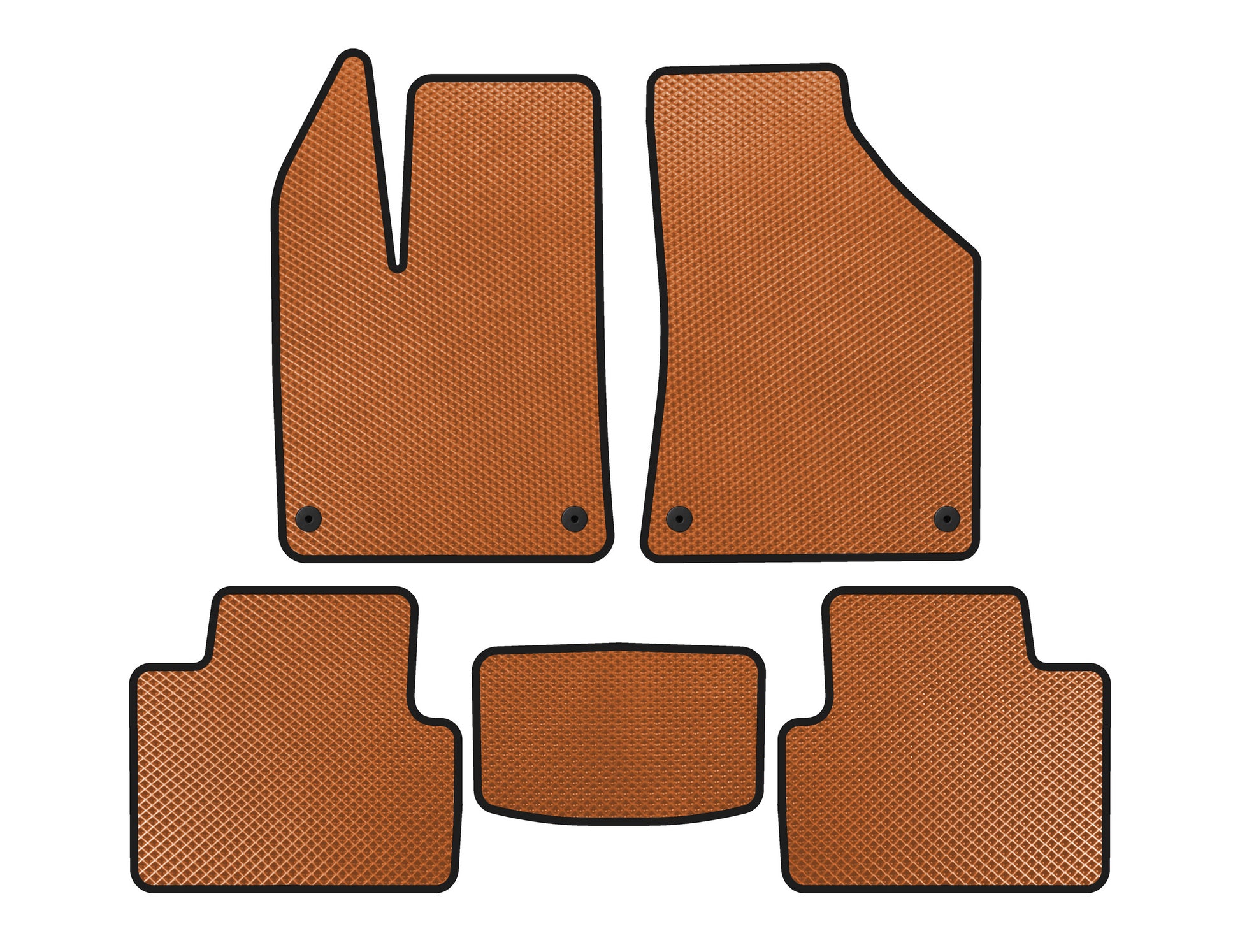 EVA Floor Mats (Orange) for Chrysler 200 I 2010-2014 - image 1