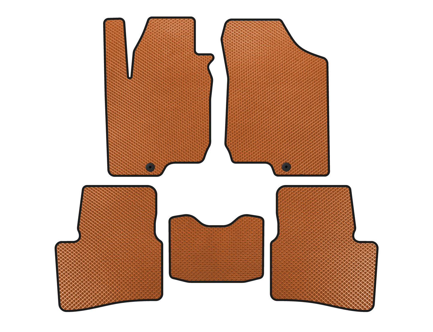 EVA Floor Mats (HB, 3-Door, Orange) for Kia Ceed 2007-2012 - image 1