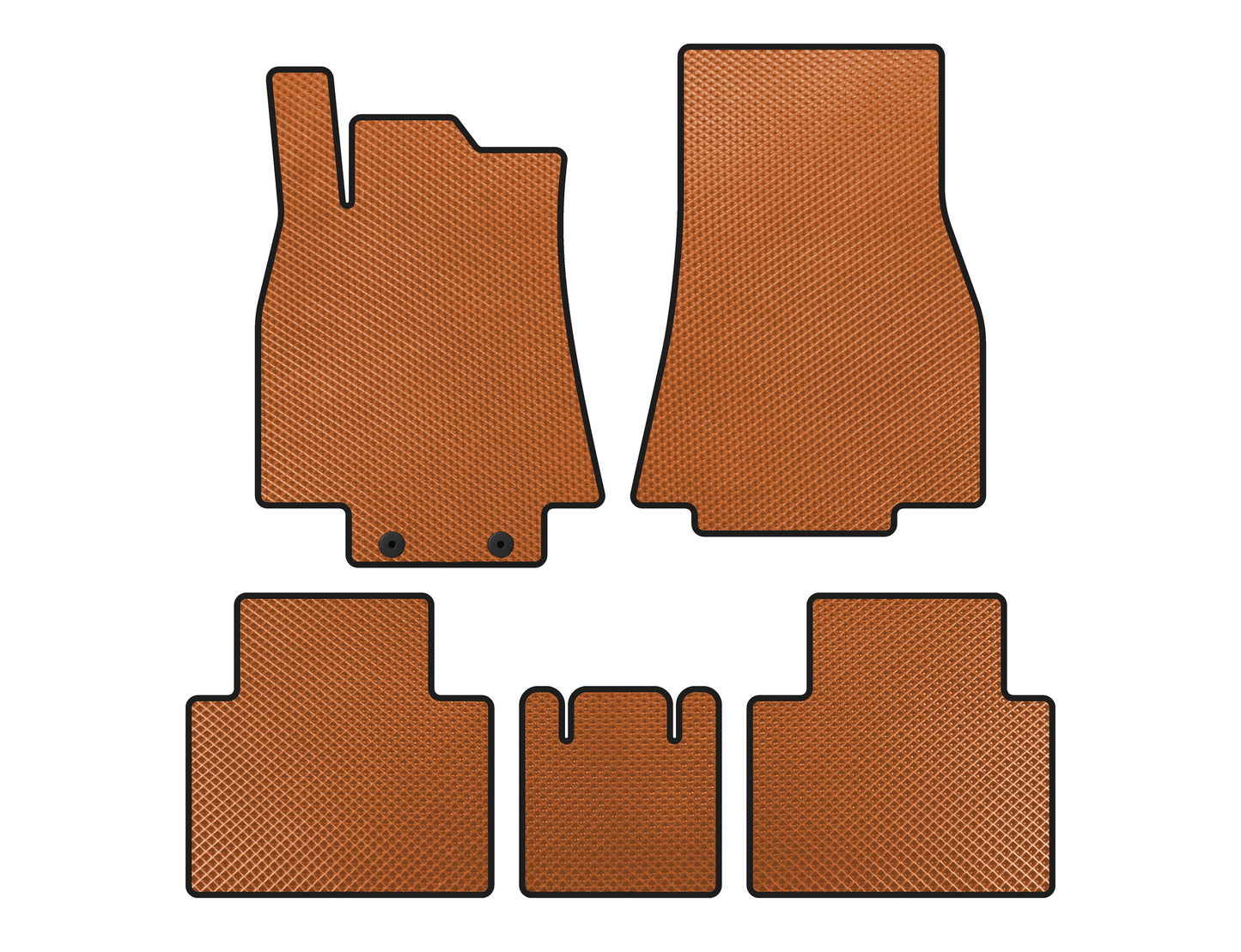 EVA Floor Mats (Orange) for Mercedes B-class W245 2005-2011 - image 1