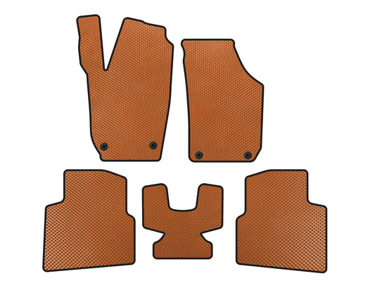EVA Floor Mats (Orange) for Skoda Roomster 2006-2015 - image 1