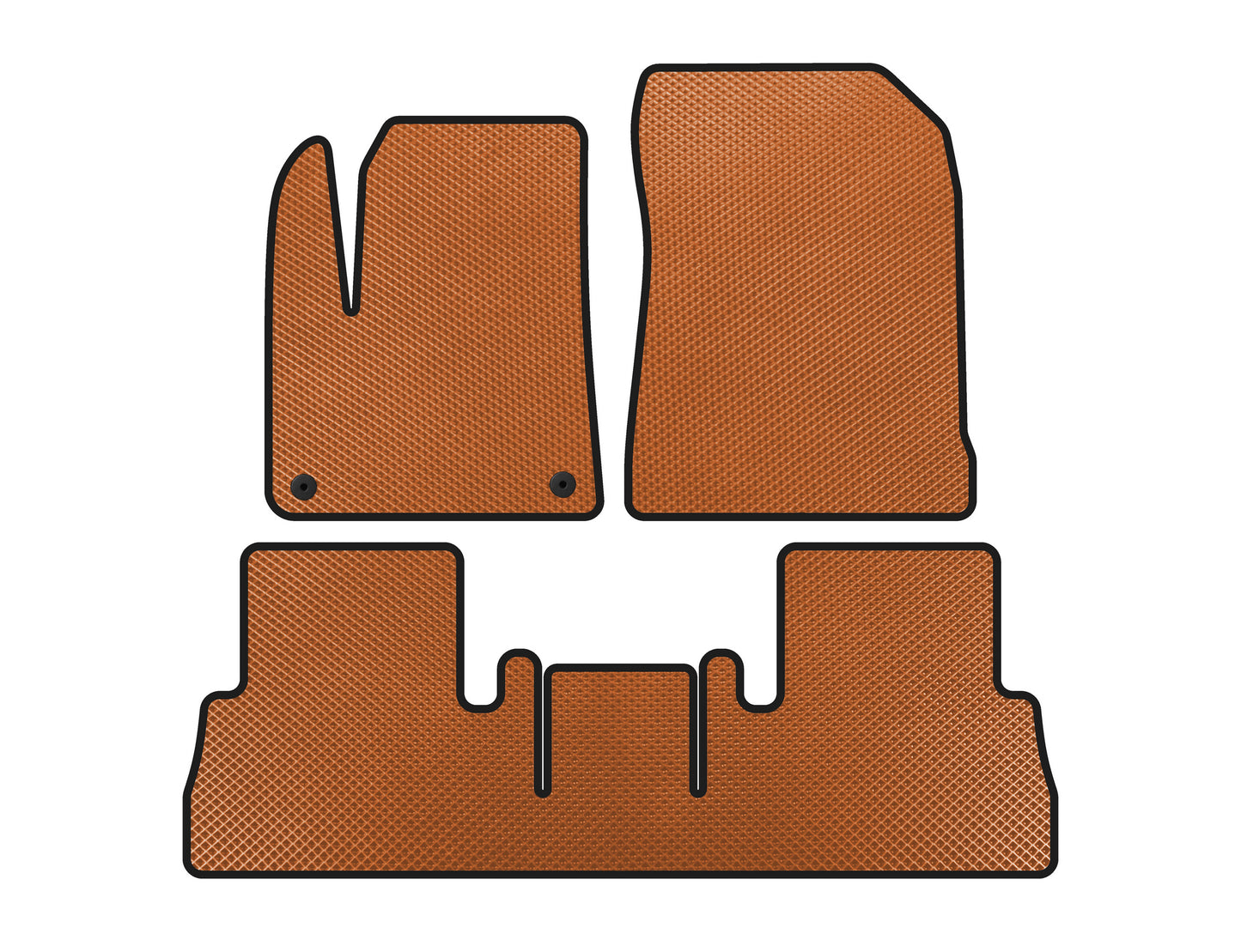 EVA Floor Mats (Orange) for Citroen Berlingo/Multispace 2019- - image 1