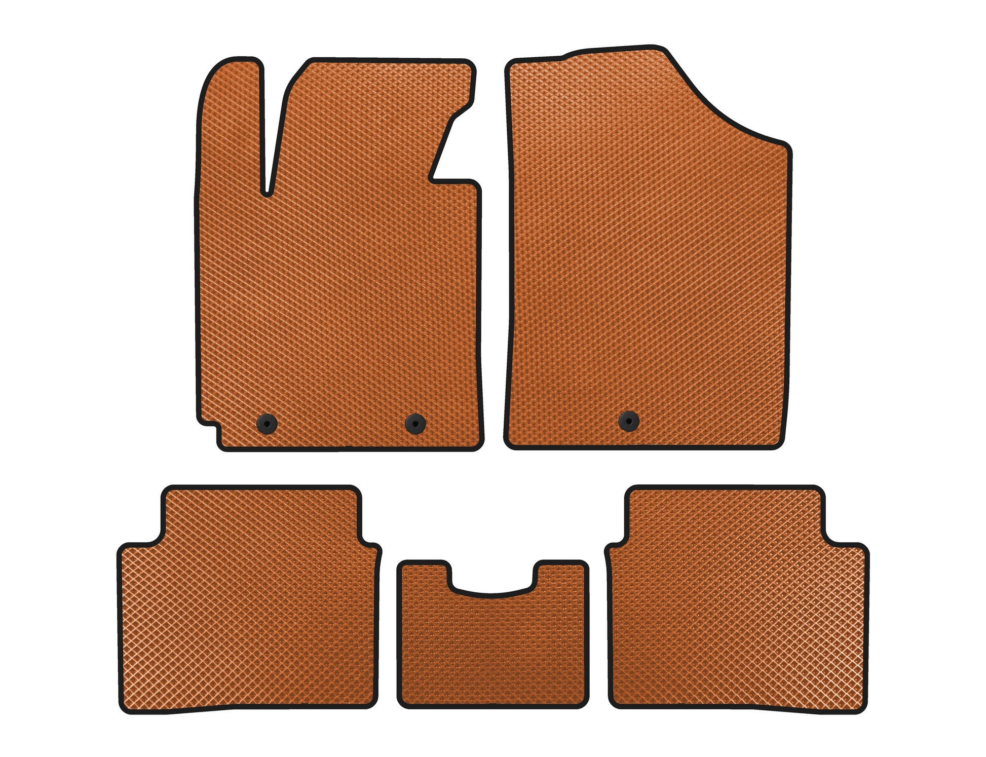 EVA Floor Mats (Orange) for Hyundai Veloster 2011-2017 - image 1