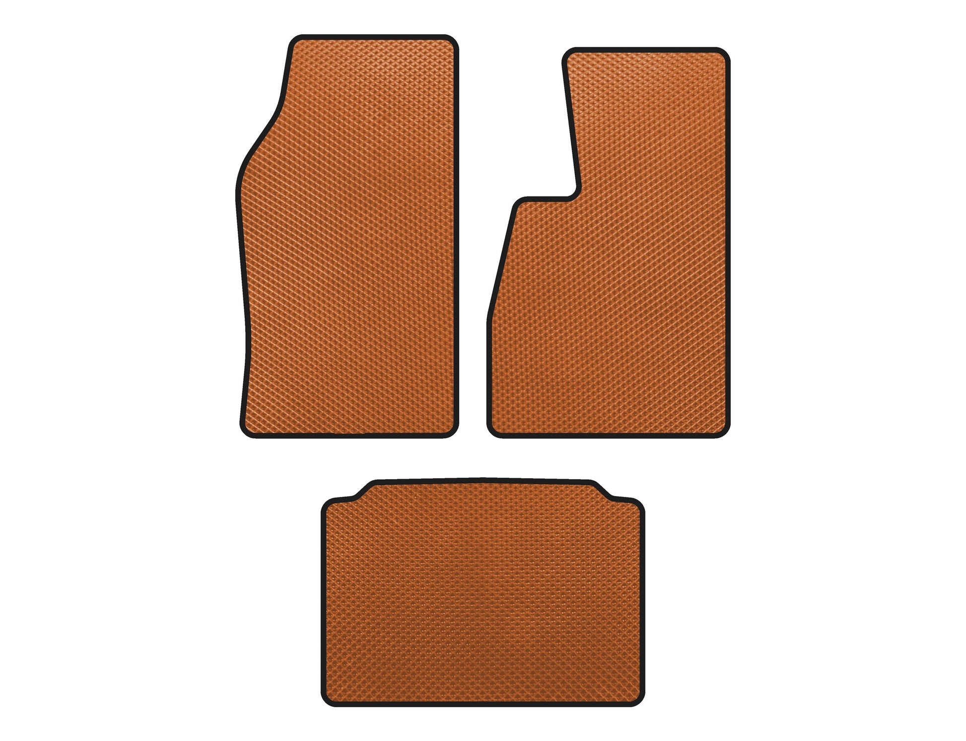 EVA Car Mats (Right-Hand Drive, Orange) for Jeep Grand Cherokee WK 2004-2010 - image 1