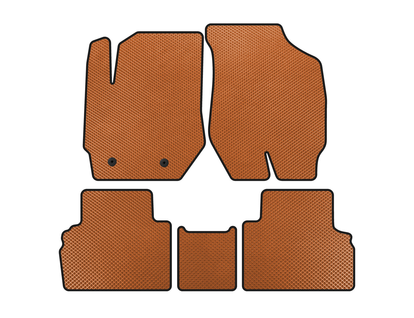 EVA Floor Mats (Orange) for Ford Escape 2008-2013 - image 1