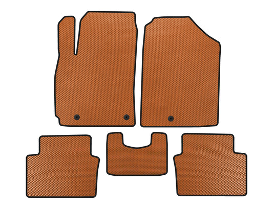 EVA mats (Coupe, Orange) for Hyundai Veloster 2018-2022 - image 1