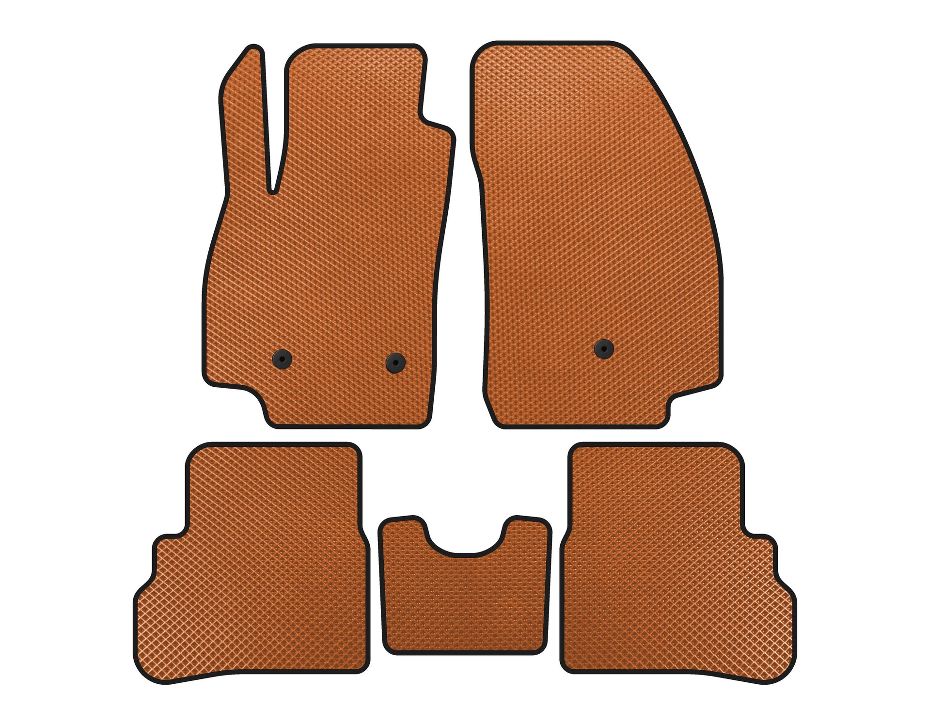 EVA Mats (2018-2023, Orange) for Chevrolet Spark 2015-2023 - image 1